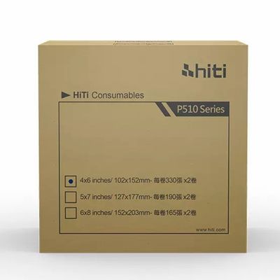 Оригинальный принтер Hiti P510s / P510K/ P510L 6x8&quot; 152x203 мм Фотобумага и лента