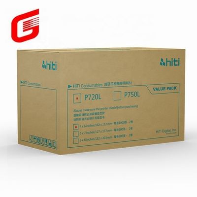 Hiti P750L Фотобумага и ленточный набор для печати 4x6 Фотоотправка DHL UPS TNT FEDEX
