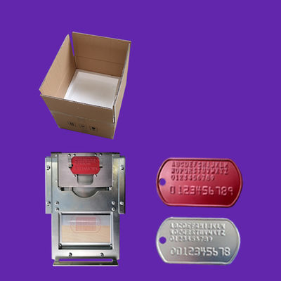 1/7 дюймовый интервал символов 72 буквы Dog Tag ID Metal Tag Punching Machine Embossing Machine