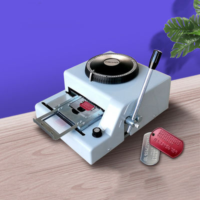 1/7 дюймовый интервал символов 72 буквы Dog Tag ID Metal Tag Punching Machine Embossing Machine