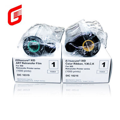 Карточный принтер Matica Edisecure XID8300 с цветной лентой DIC10216 и пленочными принтерами DIC10319
