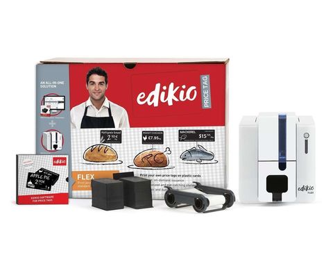 Evolis Edikio FLEX Tag Односторонний 12 точек/мм 300dpi USB Ethernet Full Tag Карта отеля