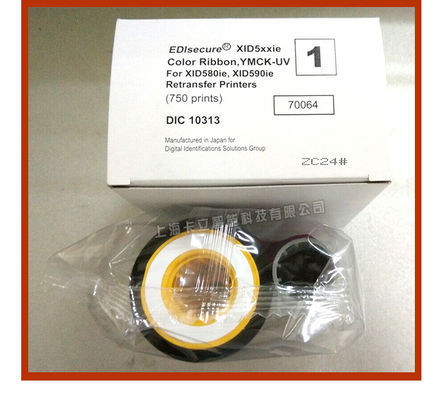 XID8300 Цветная УФ-лента DIC10313 YMCK-UV для принтера карт XID 8600