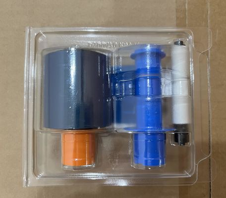 Ширина 9 мм Оригинальная скрытая Fargo 45610 YMCKO Полная цветная лента для DTC1500 500 отпечатков
