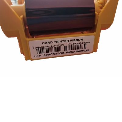 Zebra ZXP серии 3 совместимая лента YMCKO 800033-340WM для P100i P100m P110i P120i