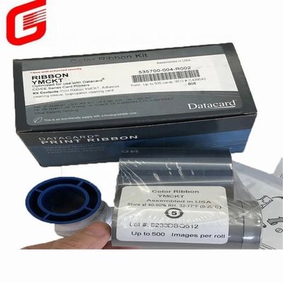 535700-004-R002 CD800 Печатная цветовая лента с нейлоновым материалом и 500 изображениями/ролл