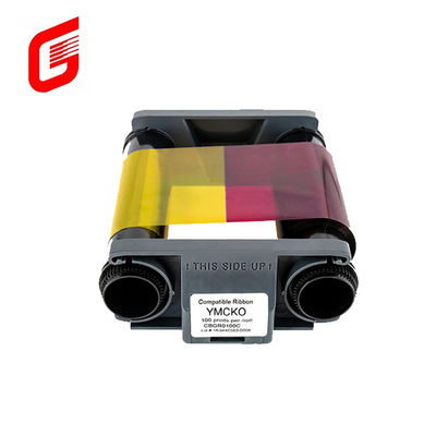 Evolis CBGR0100C Badgy100 / 200 YMCKO Цветовая лента 100 печатных листов / рулонов совместима
