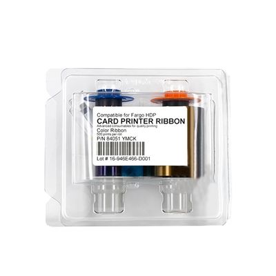 Оригинальная HDP5000 YMCK цветовая лента 84051 для Fargo HDP 5000 принтер идентификационных карт универсальный
