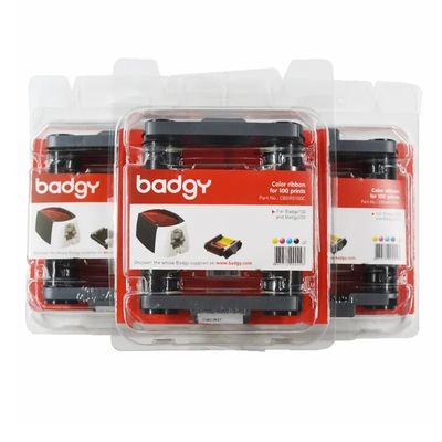 Badgy100/200 Карточный принтер Evolis CBGR0100C YMCKO лента для профессионалов и печати