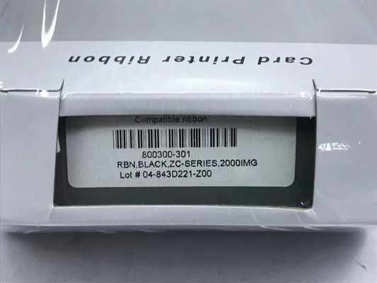 Совместимая лента для Zebra ZC100 ZC150 принтер для идентификационных карт 800300-301 2000