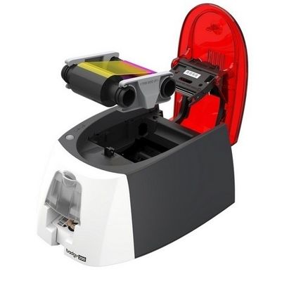 Evolis Badgy200 Умный пластиковый принтер IC-карты для идентификации 25-40 Капацитет и дизайн кормильца карт