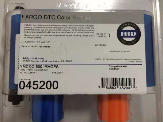 Fargo DTC4500 принтер для удостоверений личности лента YMCK цвет 045200 для профессиональной печати