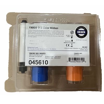 500 мощность печати оригинальная лента YMCKO для Fargo 45610 DTC1500 принтер оригинальный