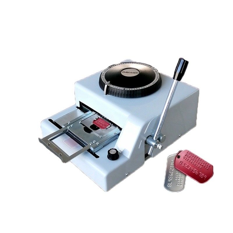 1/7 дюймовый интервал символов 72 буквы Dog Tag ID Metal Tag Punching Machine Embossing Machine