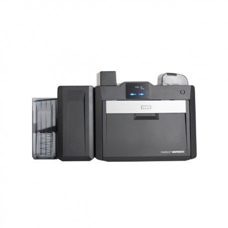 Мощный HID Fargo HDP6600 Двусторонний принтер удостоверений личности с 600dpi и лентой 084911/084900