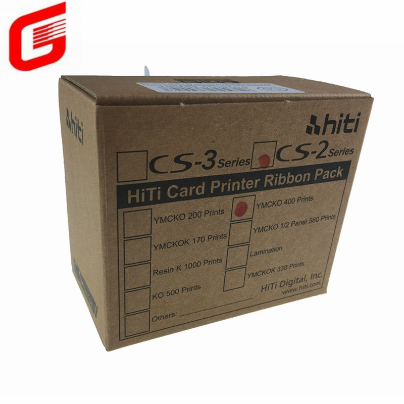 Цветовой принтер Применимое оборудование HITI CS200 YMCKO Полная цветная лента 400 печатных работ / рулон